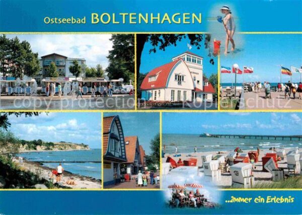 Boltenhagen Ostseebad Touristenbahn Hotel Ortsmotiv Strand Pr