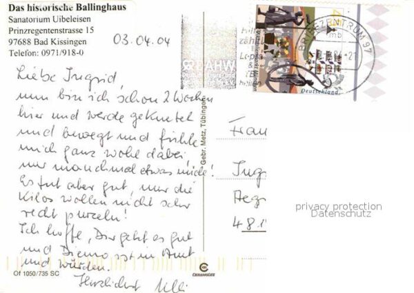 Bad Kissingen Das historische Ballinghaus Sanatorium – Bild 2