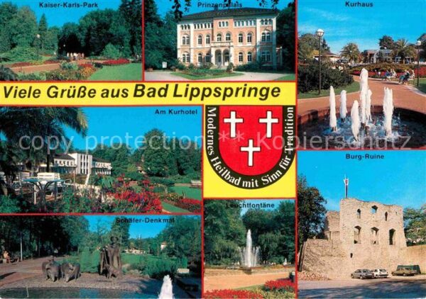 Bad Lippspringe Kaiser Karis Park Prinzenpalais Kurhaus