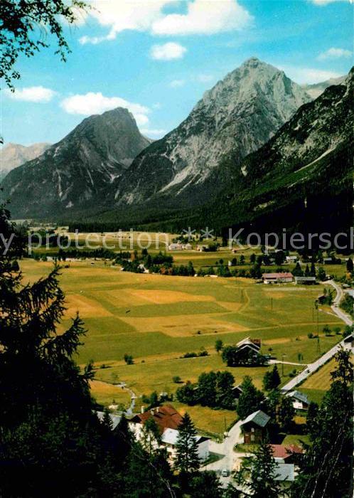 Unterleutasch Talblick Alpenpanorama