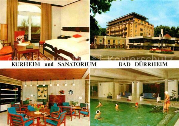 Bad Duerrheim Kurheim und Sanatorium Aufenthaltsraum