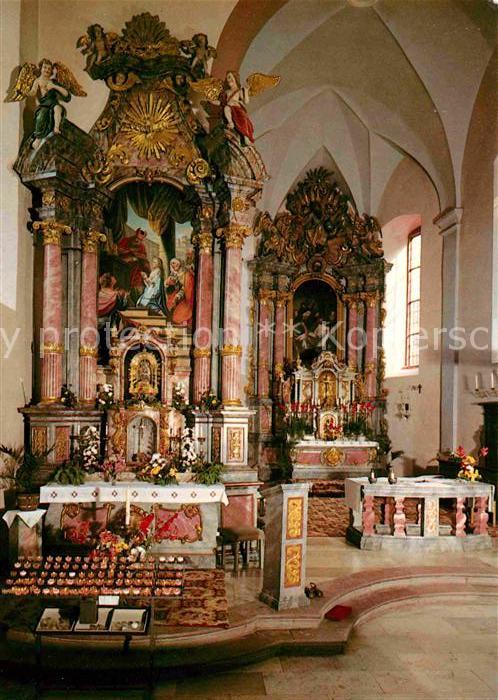 Mariabuchen Wallfahrtskirche Innenansicht Wallfahrt