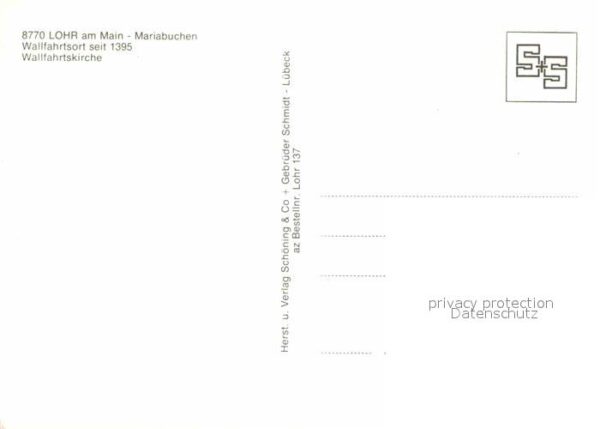 Mariabuchen Wallfahrtskirche Innenansicht Wallfahrt – Bild 2