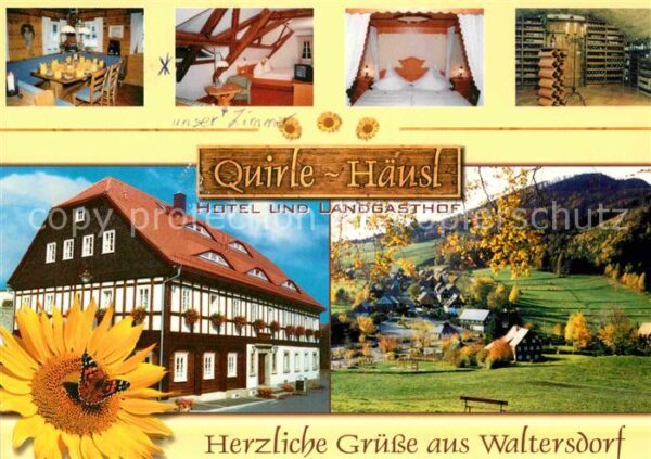 Waltersdorf Oberlausitz Hotel Landgasthof Quirle Häusl Sonnenbl