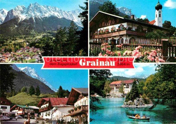Grainau Panorama mit Blick zur Zugspitze Wetter