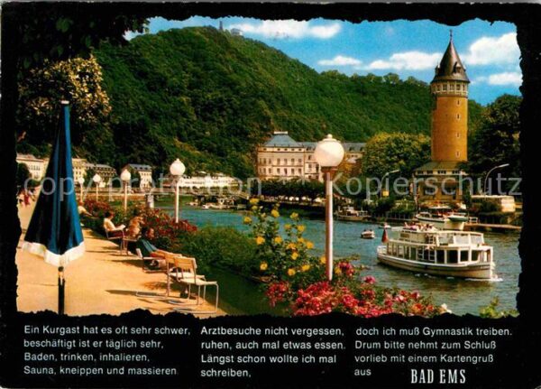 Bad Ems Restaurant Cafe Uferpromenade Ausflugsd