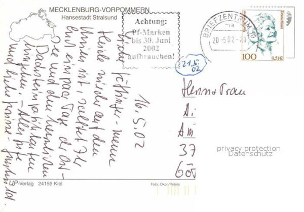 Stralsund Mecklenburg Vorpommern Johanniskloster Rathaus Kirchen Knieper – Bild 2