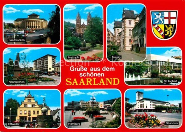 Saarland Saarbrücken Neunkirchen Mettlach Merzig