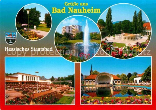 Bad Nauheim Hessisches Staatsbad Kurpark Promenade