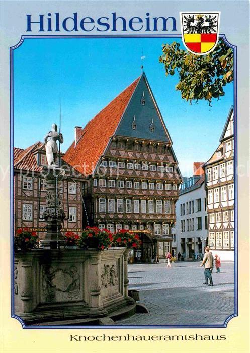 Hildesheim Knochenhaueramtshaus Brunnen Altstadt F