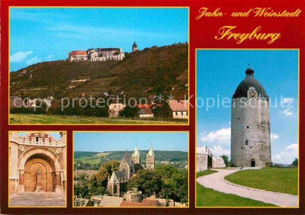 Freyburg Unstrut Schloss Neuenburg Jahndenkmal Marienkir