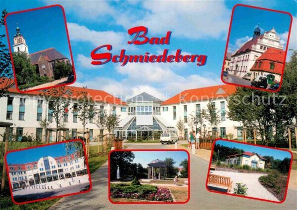 Bad Schmiedeberg Rehaklinik der BfA Stadtkirche Rathaus