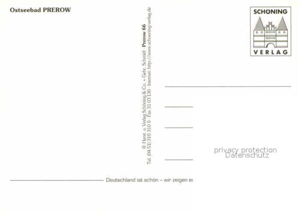 Prerow Ostseebad Strand Camping Ortsmotiv Fussgängerzone – Bild 2