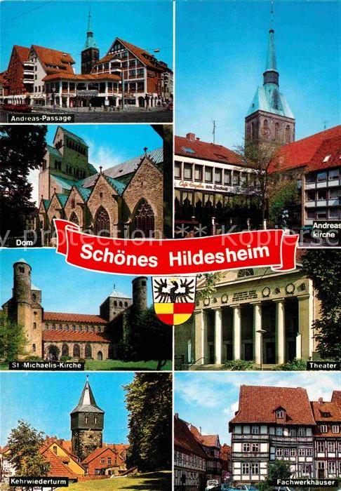 Hildesheim Andreas Passage Dom Kirche Theater Fach