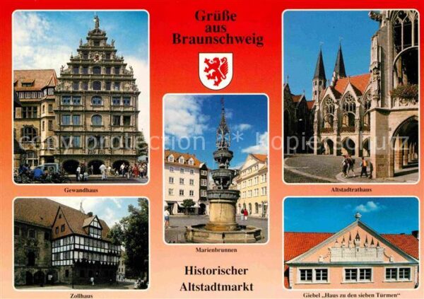 Braunschweig Historischer Altstadtmarkt Gewandhaus Z