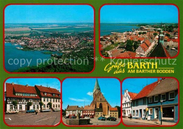 Barth Barther Bodden Fliegeraufnahme Marktpla
