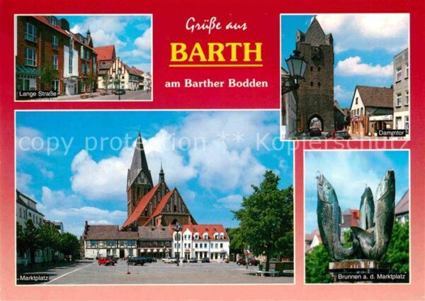 Barth Langestrasse Dammtor Brunnen Marktplatz