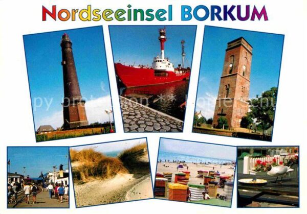Borkum Leuchtturm Feuerschiff Borkumriff Turm