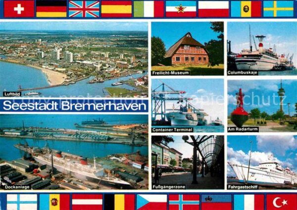 Bremerhaven Luftbild Freilichtmuseum Columbuskaje C