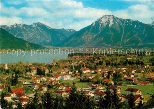 Bad Wiessee Panorama mit Wallberg Mangfallgebirge