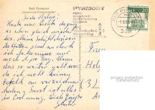Bad Pyrmont Sanatorium Friedrichshöhe – Bild 2