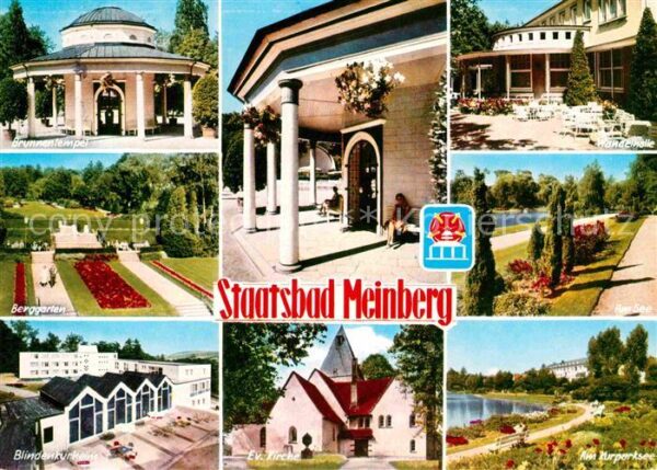 Bad Meinberg Brunnentempel Berggarten Blindenkurhaus