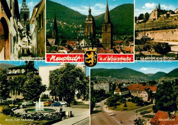 Neustadt Weinstrasse Metzgergasse Kirche Haardter Schlössche