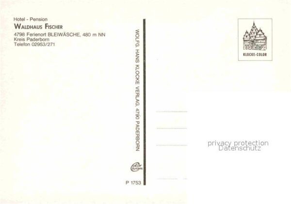 Bleiwaesche Landschaftspanorama Teich Kirche Hotel – Bild 2