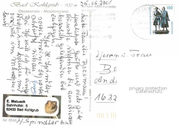 Bad Kohlgrub Ortsansicht mit Kirche Alpen Haus des G – Bild 2