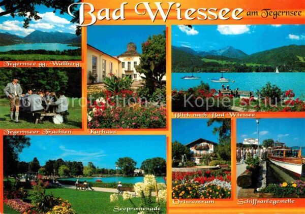 Bad Wiessee Panorama gegen Wallberg Trachten Kurhau