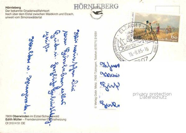 Waldkirch Breisgau Marien Wallfahrtskapelle auf dem Hörnle – Bild 2