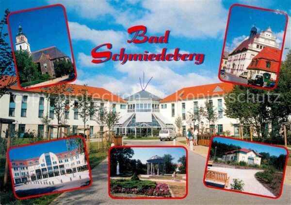 Bad Schmiedeberg Rehaklinik der BfA Stadtkirche Rathaus