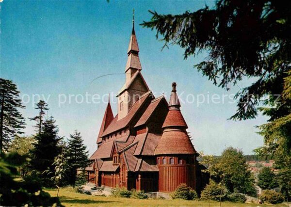 Hahnenklee-Bockswiese Harz Gustav Adolf Kirche Nordische Stabholzk