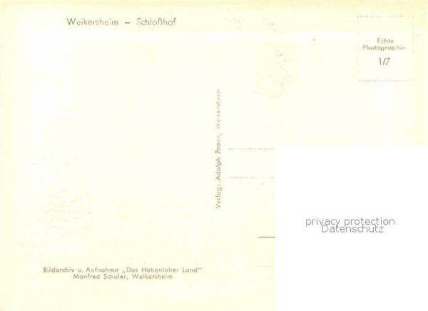 Weikersheim Schlosshof – Bild 2