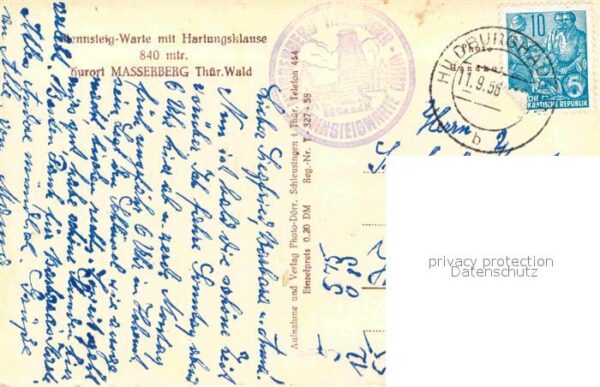 Masserberg Rennsteig-Warte mit Hartungsklause – Bild 2