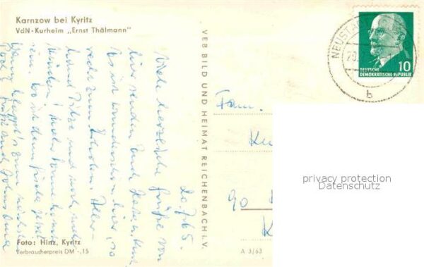 Karnzow bei Kyritz VdN-Kurheim Ernst Thälmann – Bild 2