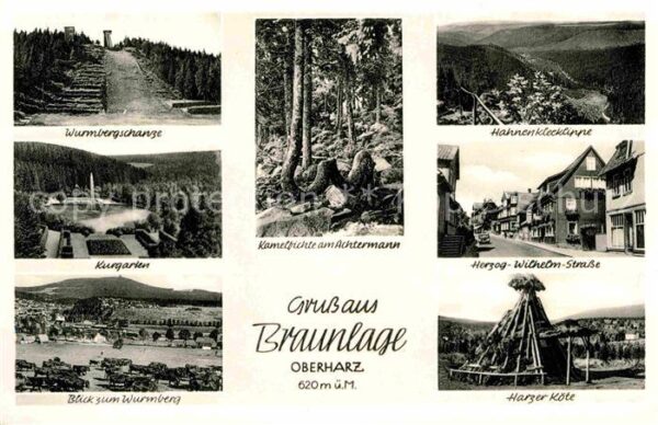 Braunlage Wurmbergschanze Hahnenkleeklippe Harzer