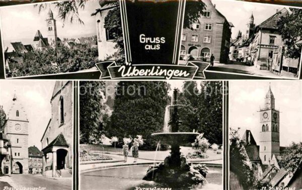 Ueberlingen Bodensee Franziskaner Tor Kuranlagen St. Nikolau