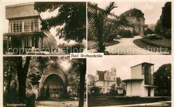 Bad Rothenfelde Badehaus Musikpavillon Saline Wittekind