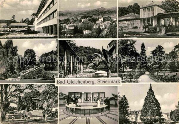 Bad Gleichenberg Kurheim Rosenstiege Quellenhaus Kurpark