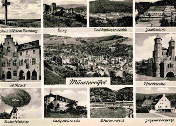 Muenstereifel Bad Josefsheim Burg Radberg Kreuz Radiotele