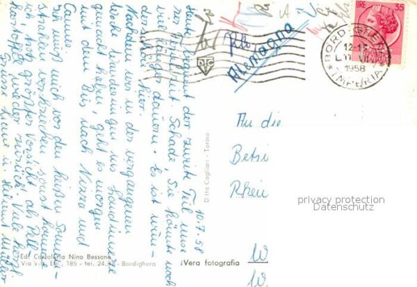 Bordighera Piazza de Amicis e Hotel Miramare – Bild 2