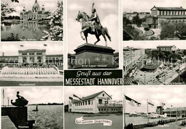 Hannover Ernt-August-Denkmal Opernhaus Am Kröpck