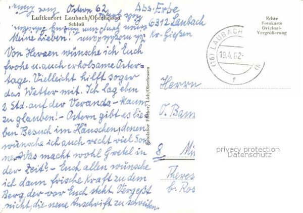 Laubach Hessen Fliegeraufnahme Schloß – Bild 2