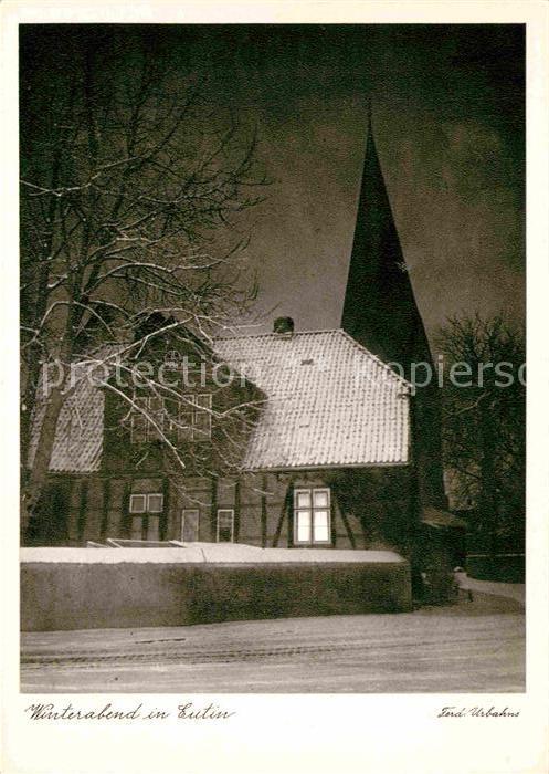 Eutin Ortspartie am Winterabend