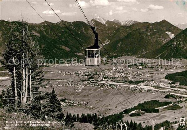 Reutte Tirol Seilbahn am Hahnenkamm