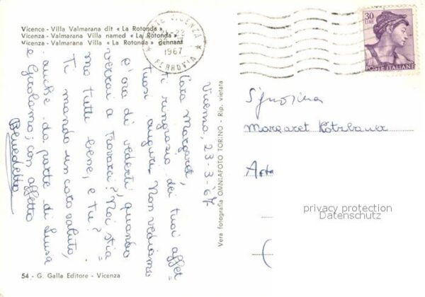 Vicenza Villa Valmarana detta La Rotonda – Bild 2