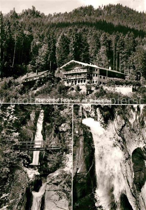 Oberaudorf Alpengasthof Tatzelwurm mit Wasserfälle