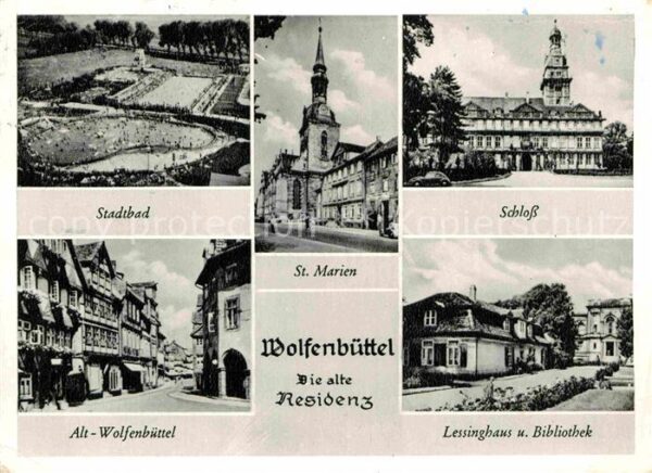 Wolfenbuettel St. Marien Schloß Stadtbad Alt-Wolfenbü