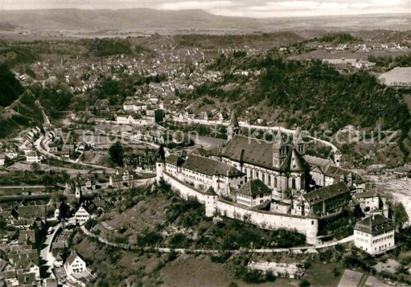 Steinbach Schwaebisch Hall Fliegeraufnahme Schloß Comburg